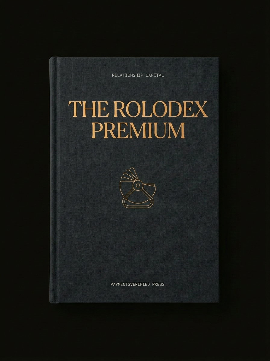 The Rolodex Premium hardcover book cover